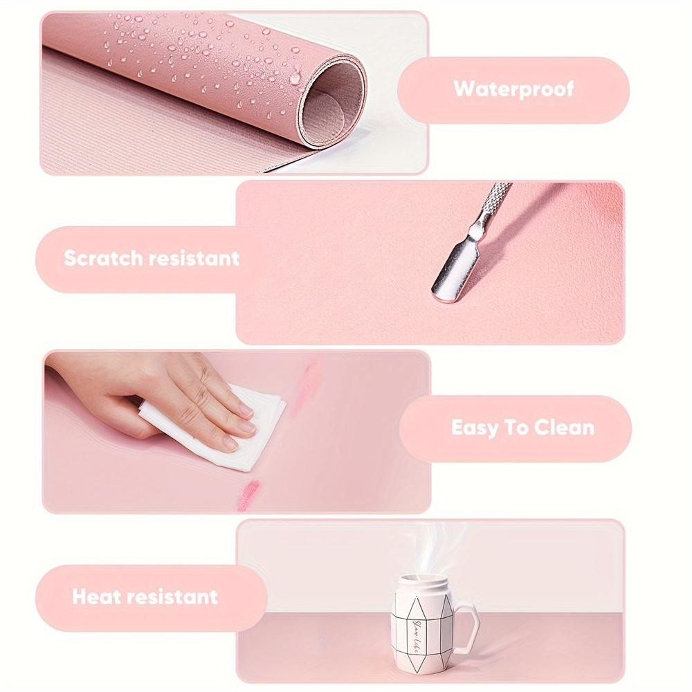 Foldable Nail Art Table Mat Hand Rest Pad Waterproof Scratch Resistant