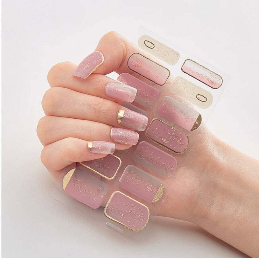 Egyptian Pink nail wrap