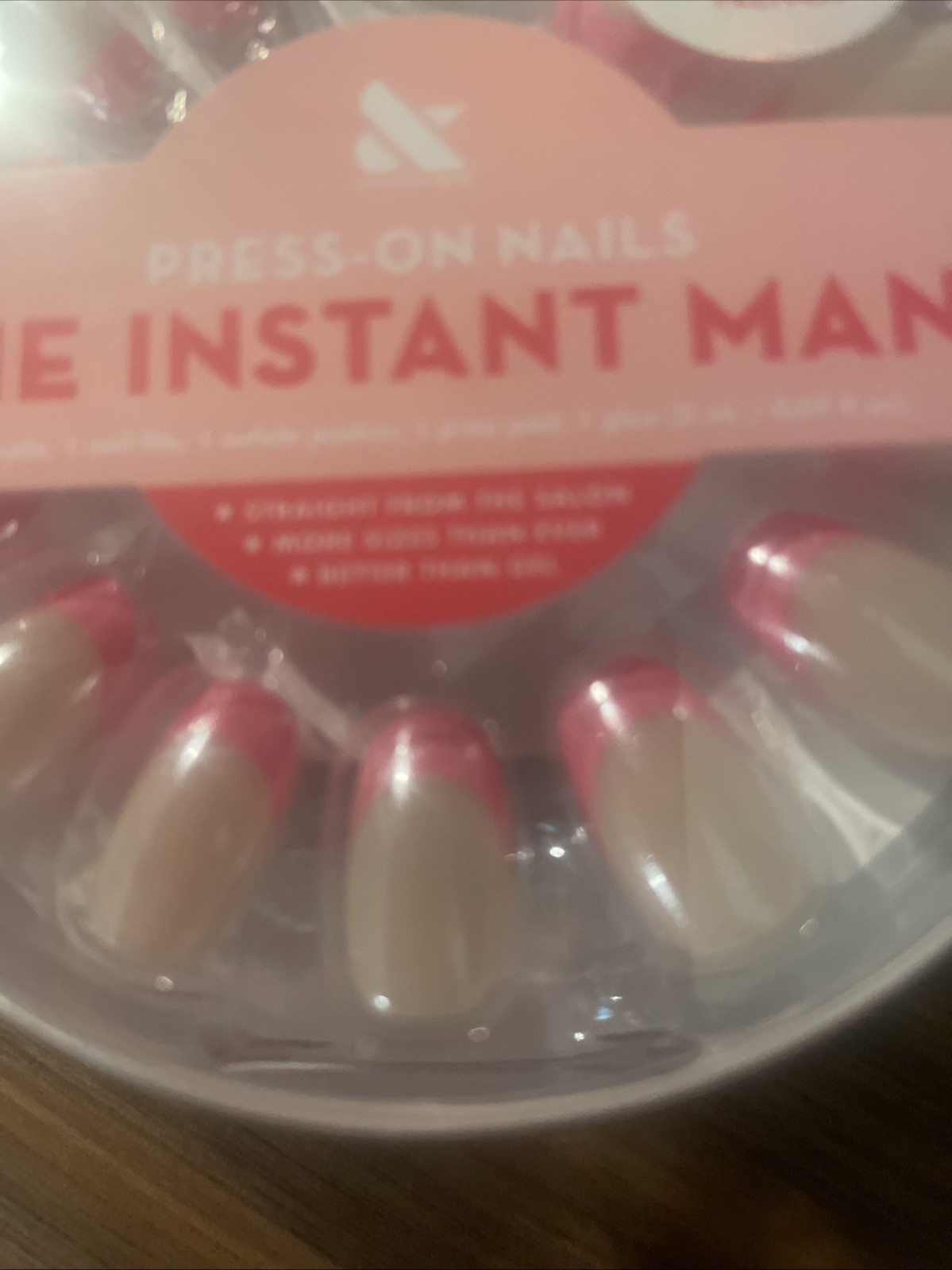Olive & June Instant Mani Press-On Nails Short, 42 Nails w Glue