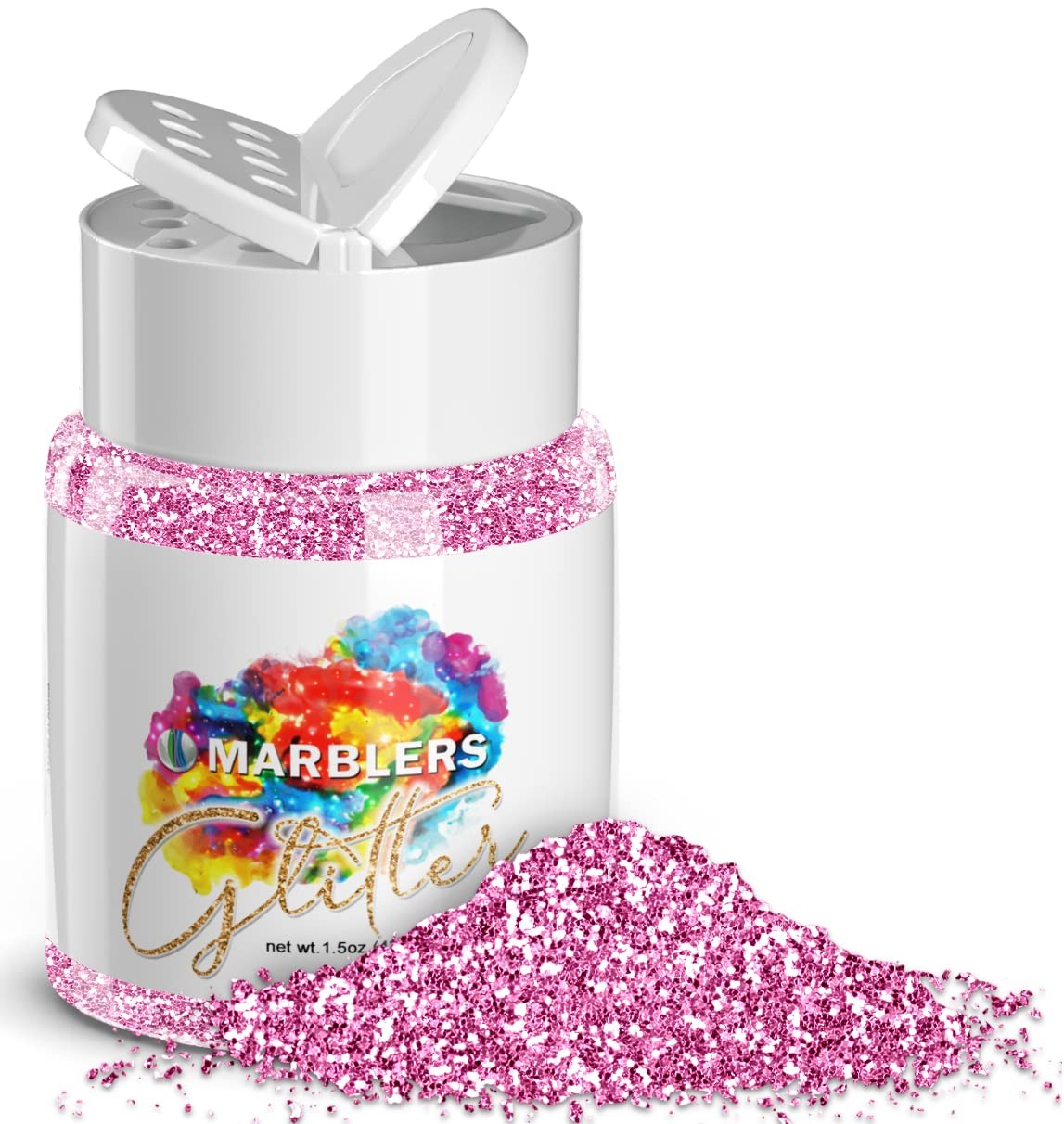 Twinkle Glitter [Flamingo] 1.5oz (42g) | Fine | Non-, Vegan, Cruelty-| , Body…