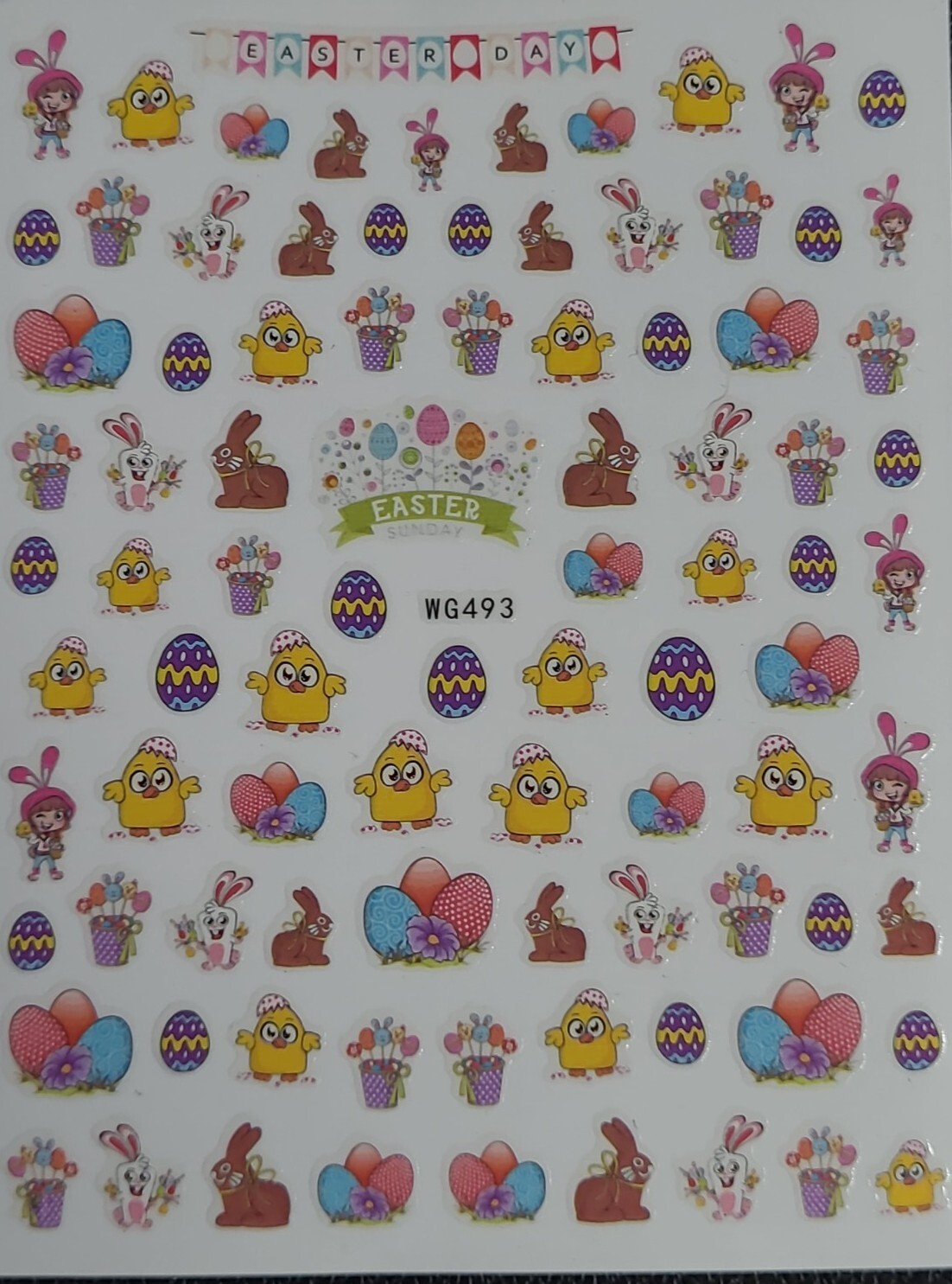 Cute Easter Nail Art Stickers
