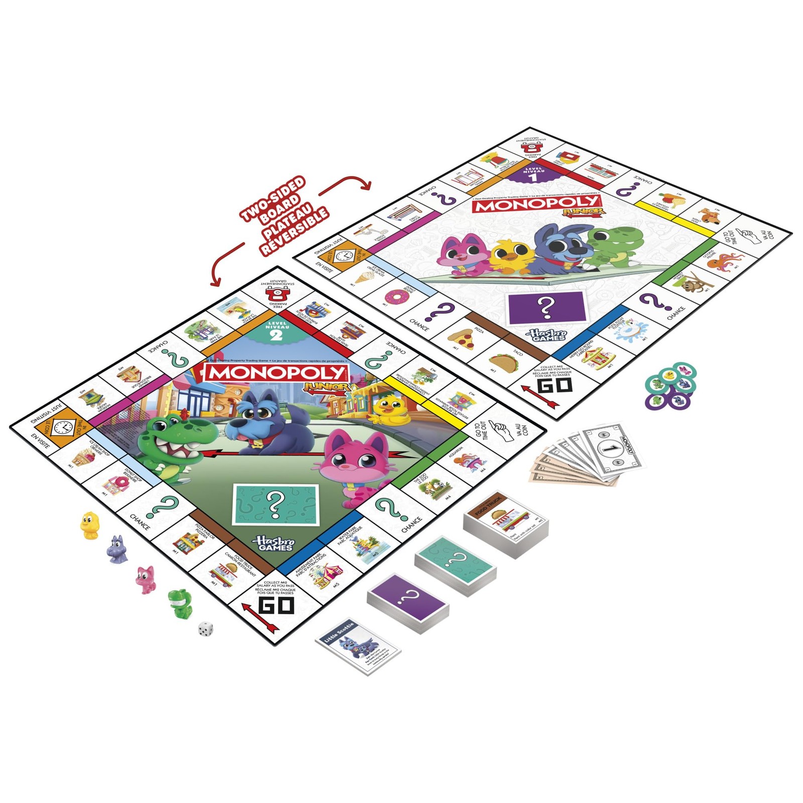 Monopoly Junior Board Game (2026 Edition) | 1.71875 cubic inches, Multi Color