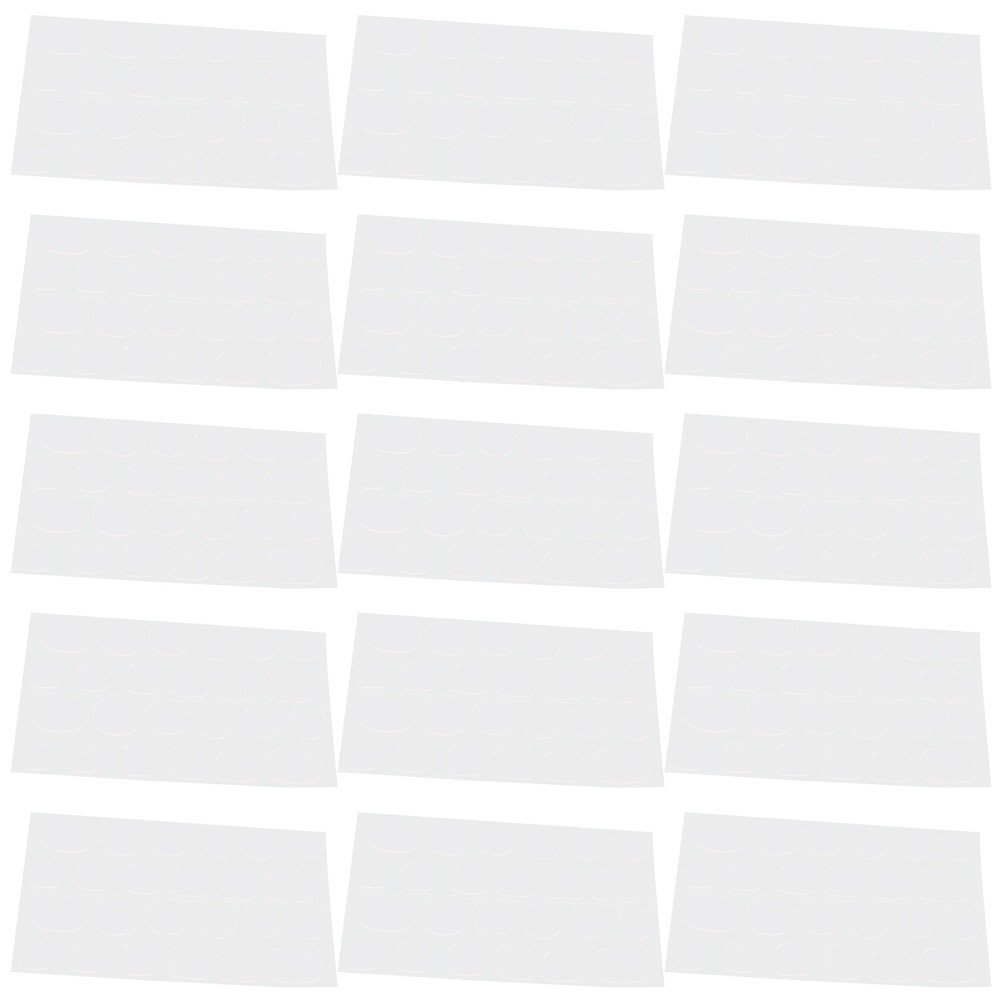 50 Sheets Adhesive Nail Tabs Press Stickers Toenail for Women