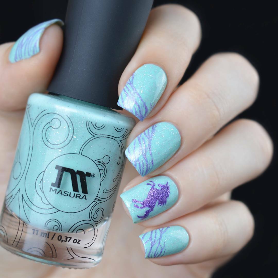 Unicorn Stencils for Nails, Nail Stickers, Nail Art, Nail Vinyls