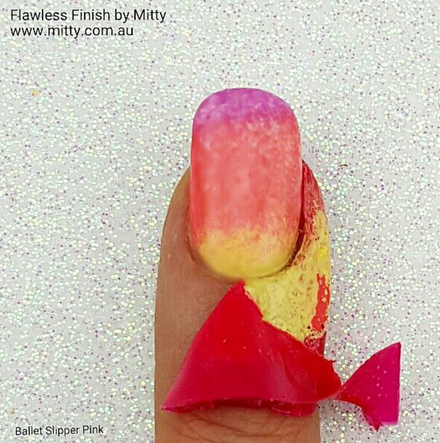 Nail art Tips Peel off Tape, LATEX FREE (Ballet Slipper Pink)