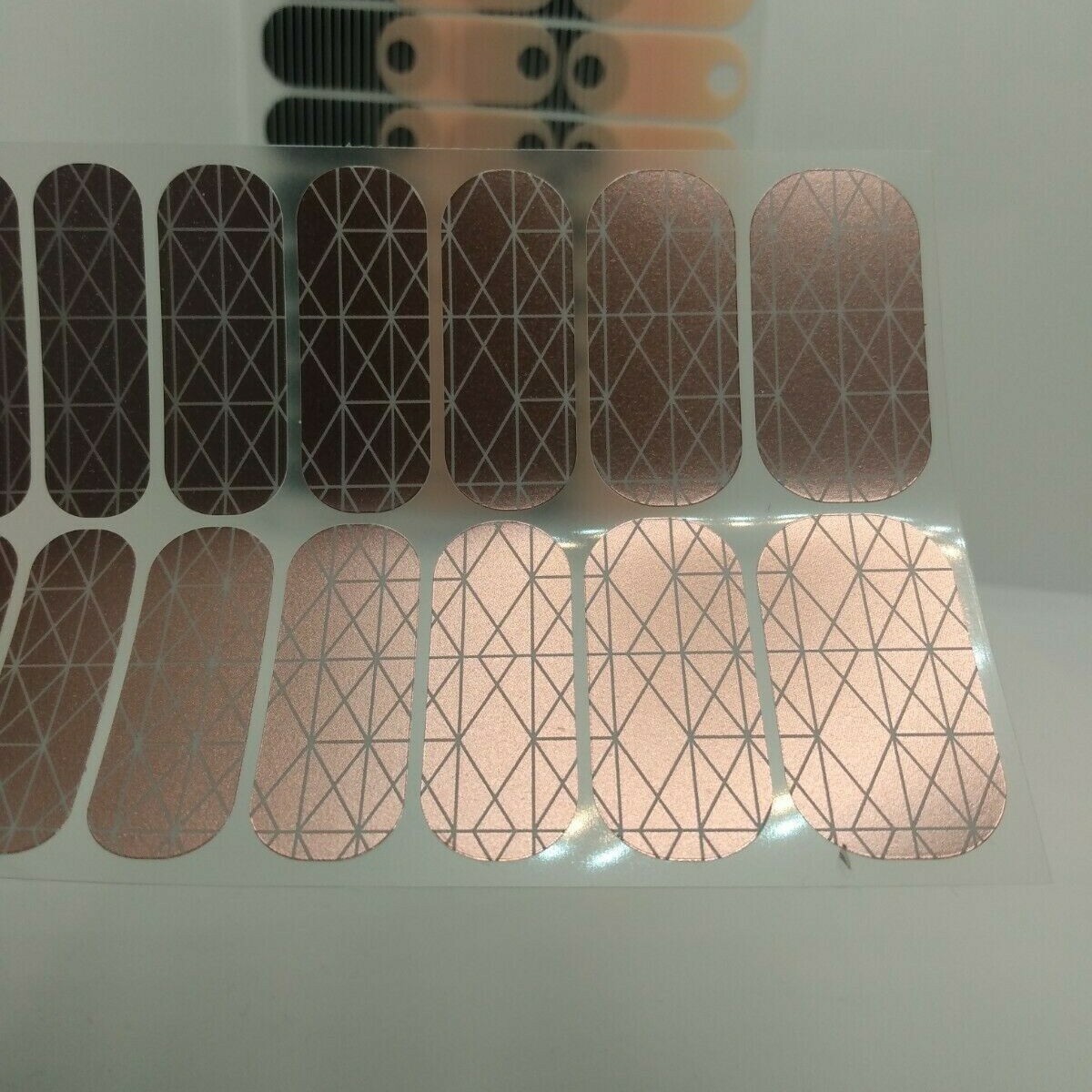Jamberry Nail Wraps Full Sheets – Black Beige Blue Lot of 5