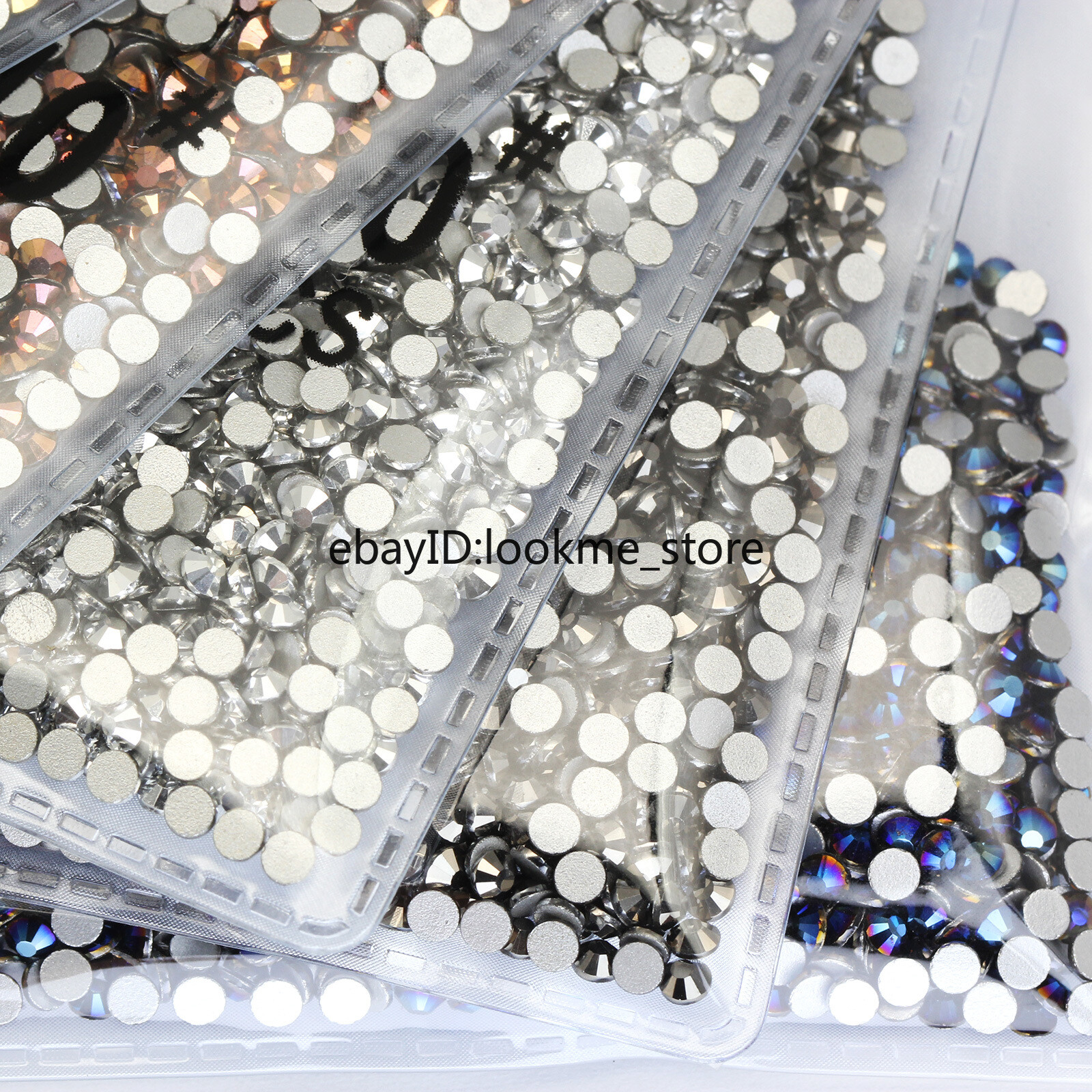 1440p 2.8mm (ss10) Crystal Glass Rhinestones Flatback Gems Nail Art Crafts Decor