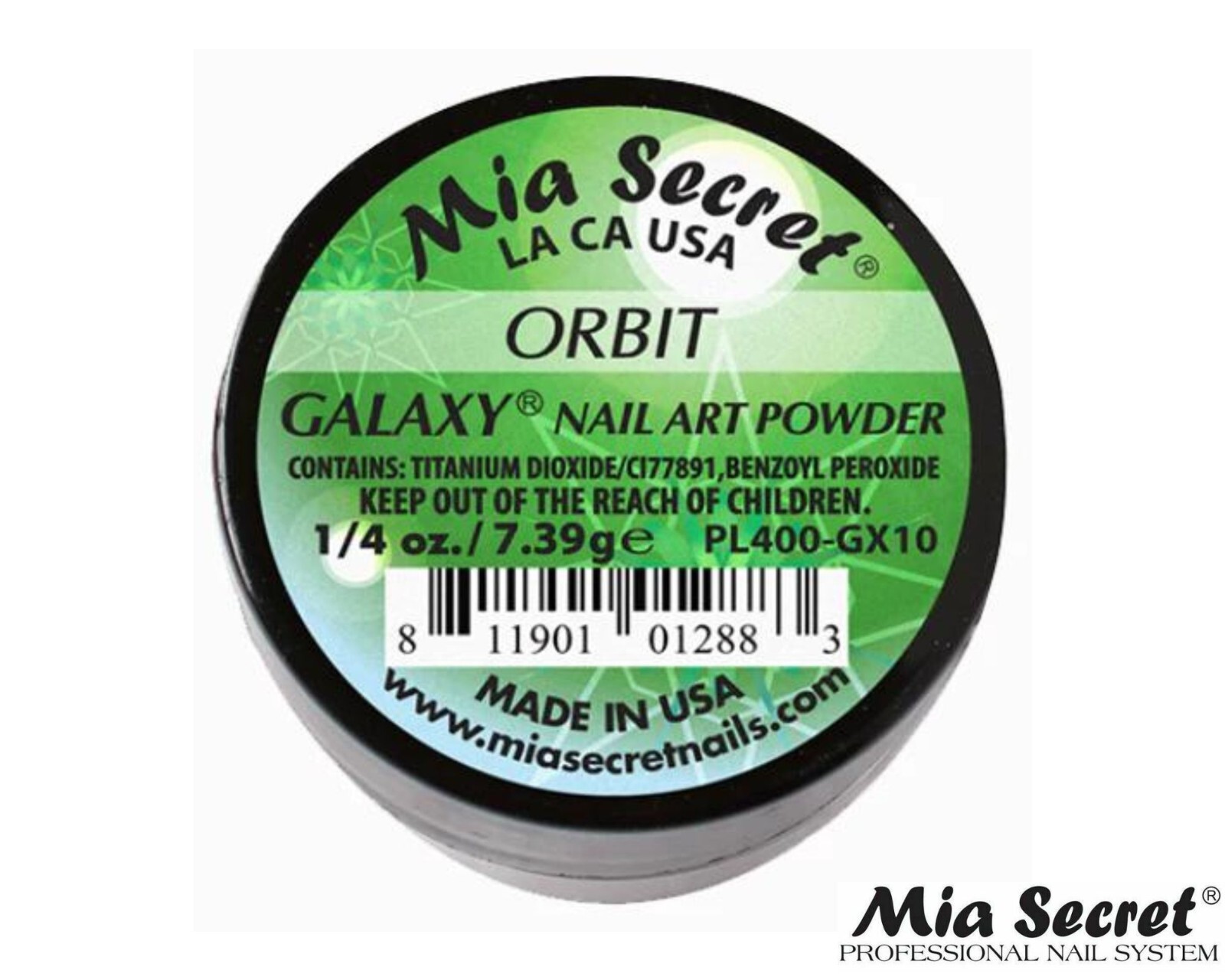 Mia Secret Nail Art Powder Galaxy Collection (ORBIT) 1/4oz