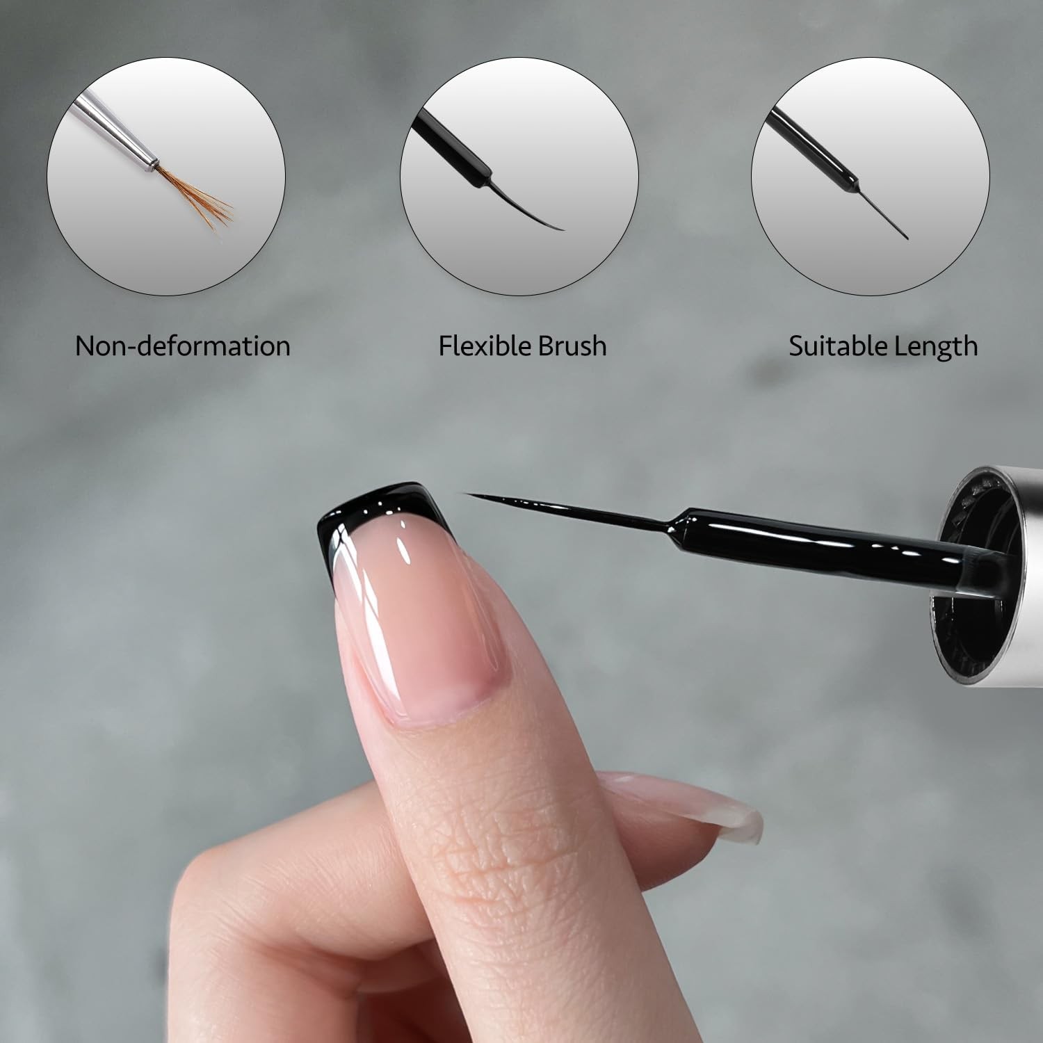 Metallic Sier l Nail Polish Art Liner, 8ml 3D Mirror Chrome