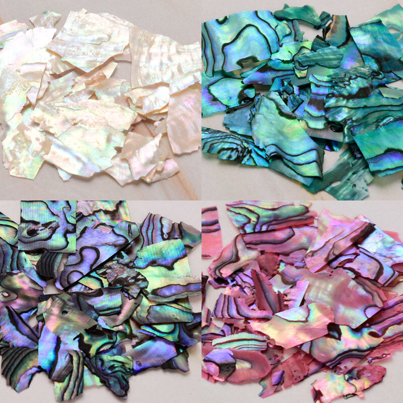 1 Box Shell Paper Abalone Flake Slice Shiny Sequins Fragment DIY Nail Art Decor