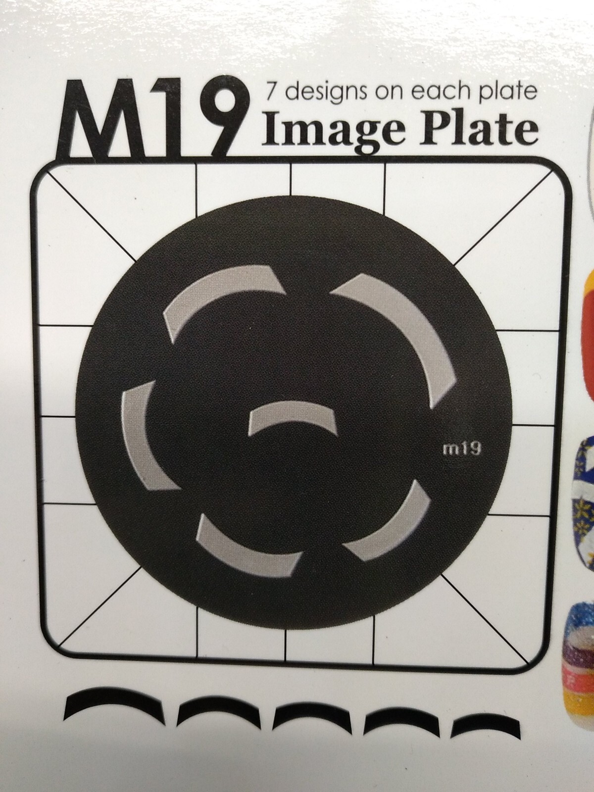 Konad M19 Stamping Nail Art Image Plate
