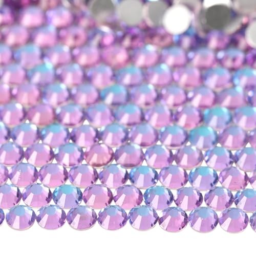 Diamonland Flatback Glass Crystal Rhinestones Rounds Gems for Bedazzling Nail…