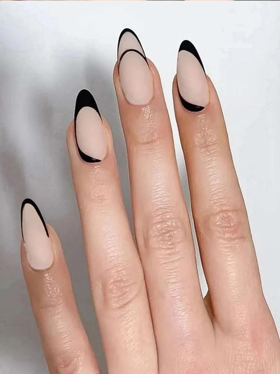 Secret Lives Reusable Artifical Fake False Press on Nails Translucent Matte 24