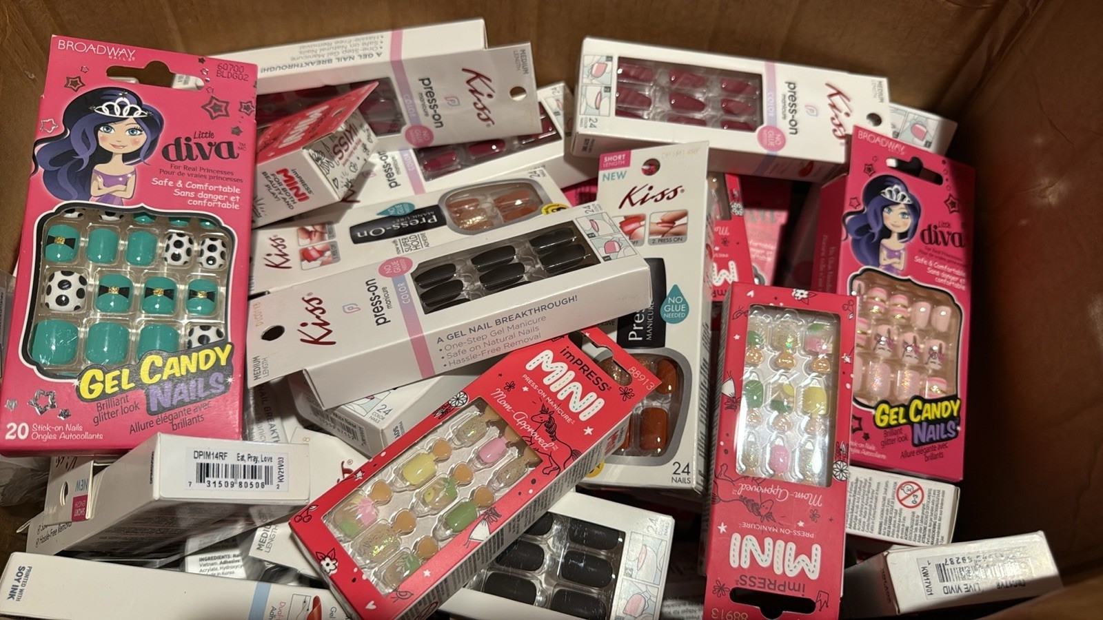 20,50,100~Kiss Nails,ImPress,PressOn,Acrylic,Fantasy,Voguish,Classy,*YOU CHOOSE*