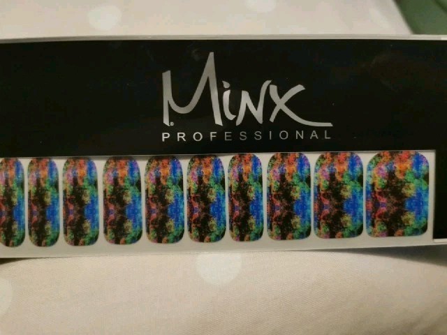 Tie Dye MINX PROFESSIONAL NAIL WRAPS NEW SALON QUALITY