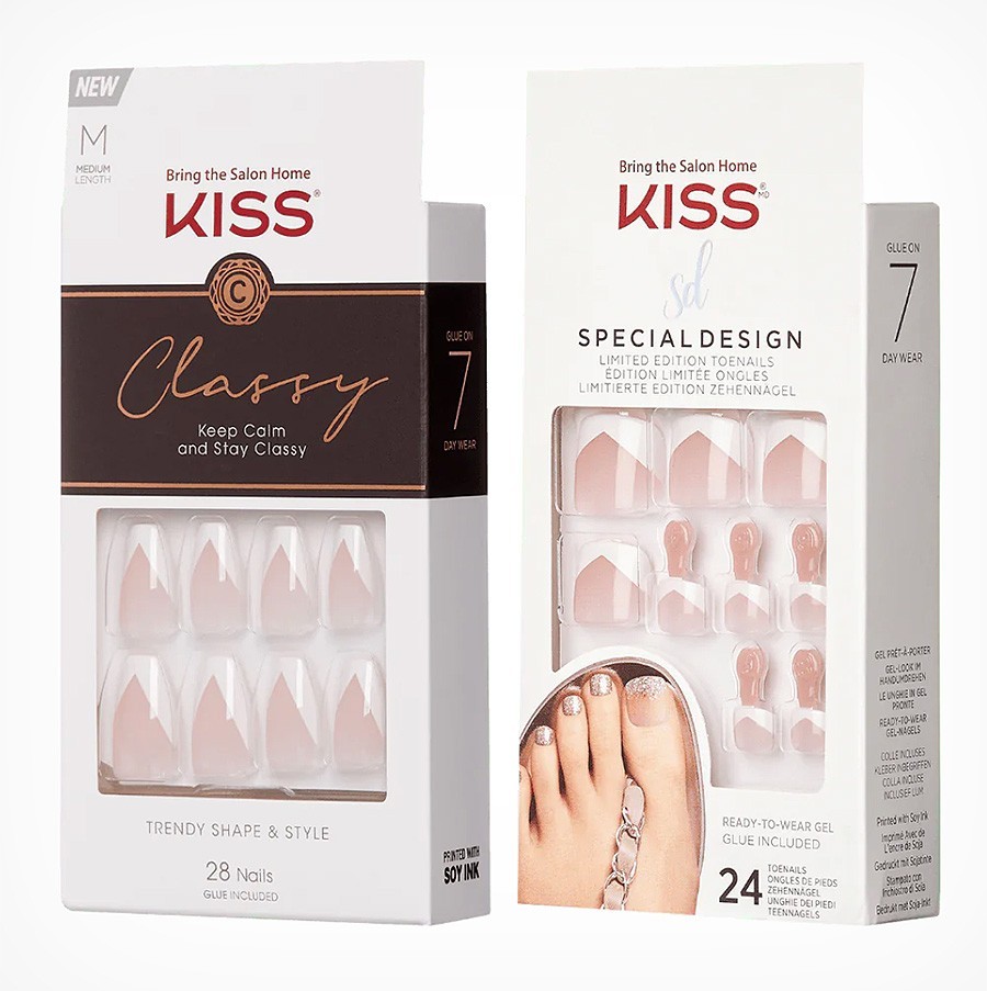 KISS TOENAILS – Variety of styles & colors – save on shipping with a bundle!