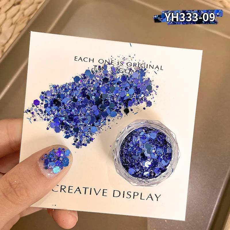 Flashing Gradient Nail Glitter