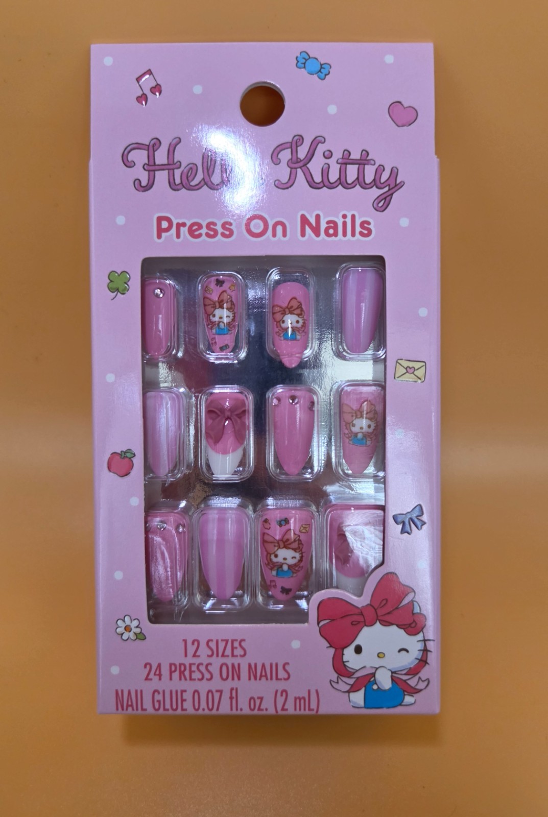 NEW- Sanrio Hello Kitty Press-on Nails- HELLO KITTY-CINNAMOROLL-KUROMI