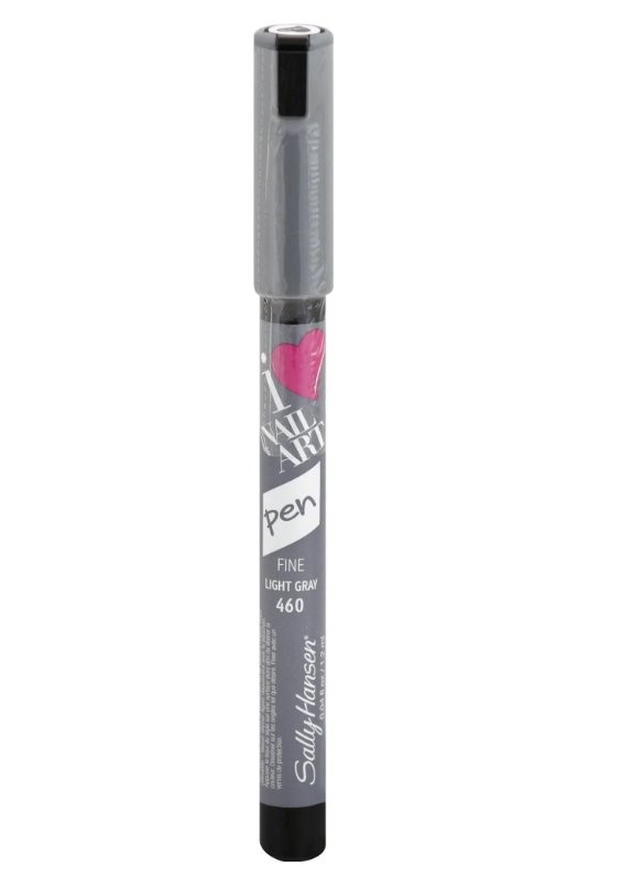 Sally Hansen Nail Art Pen #460 Fine Light Gray 0.04 Fl Oz