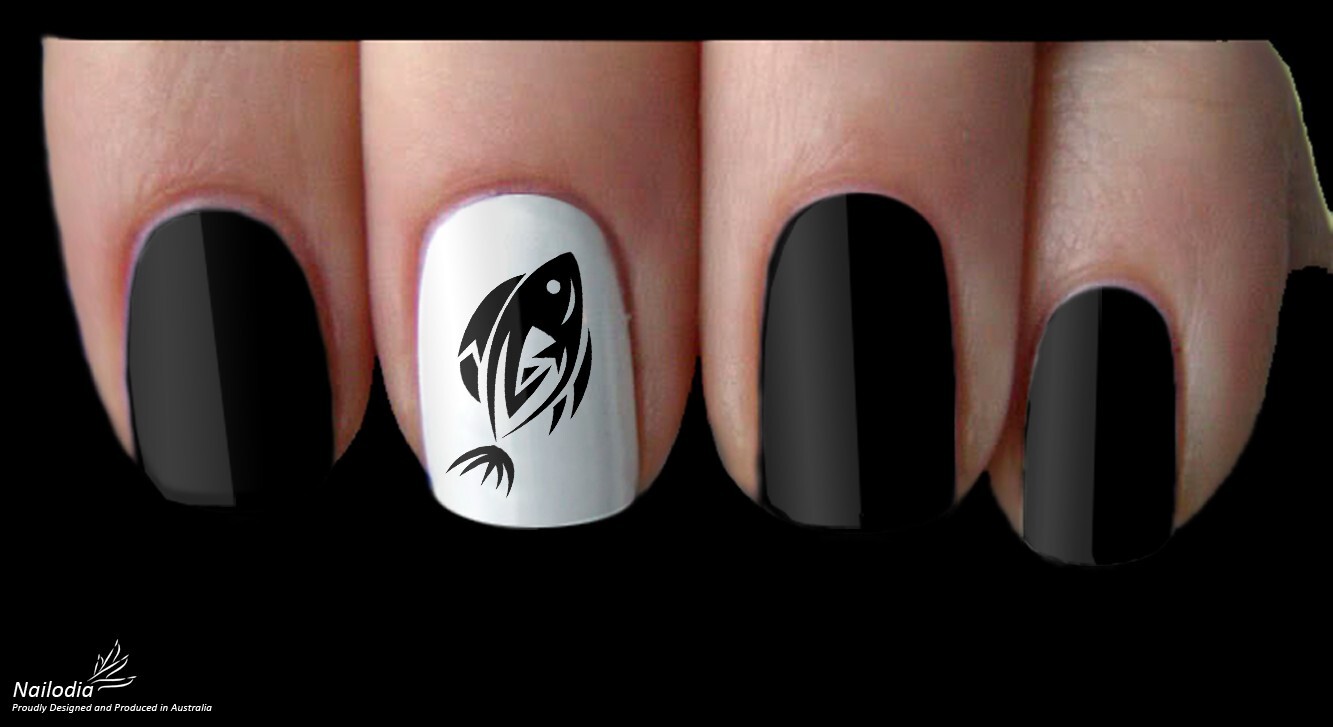 Hawaii Tribal Nail Art Decal Sticker Water Transfer Slider
