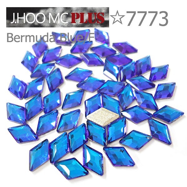 J.HOO Crystal 7773 Diamond Shape Flat Back Rhinestones 9.9×5.9mm Nail Art (8pc)