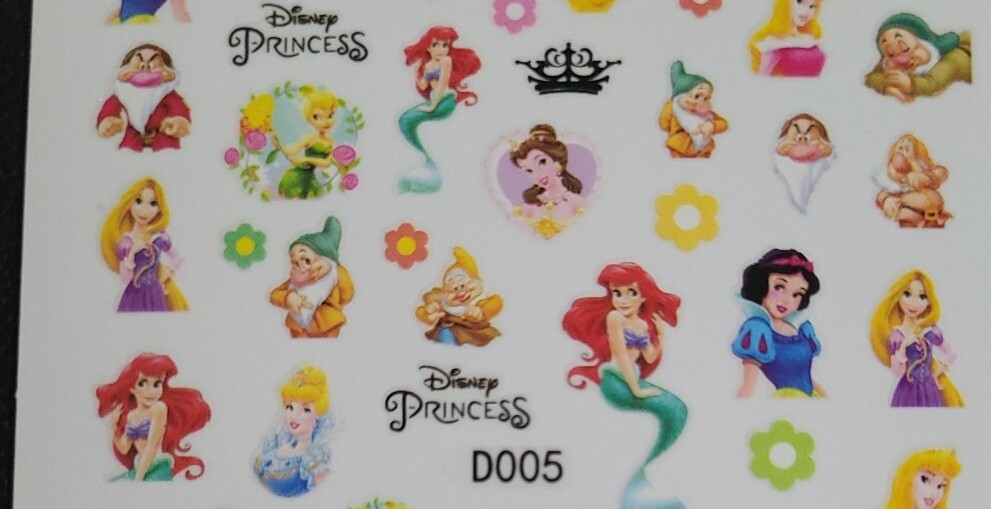 Disneys Princess Nail Stickers
