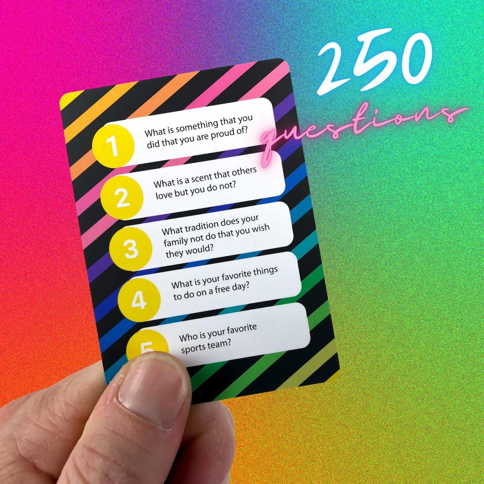 9.5 inches (W) x 7 (L) x 0.5 (H), Green, Orange, Purple, Blue, Pink