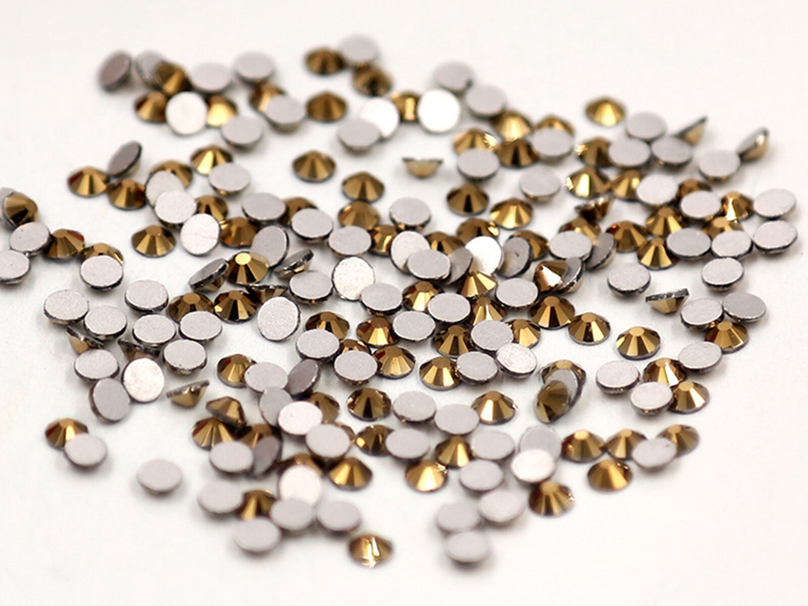 1440 Pcs Flatback Crystal Glass Rhinestone Gems SS20 Nail Art Tips