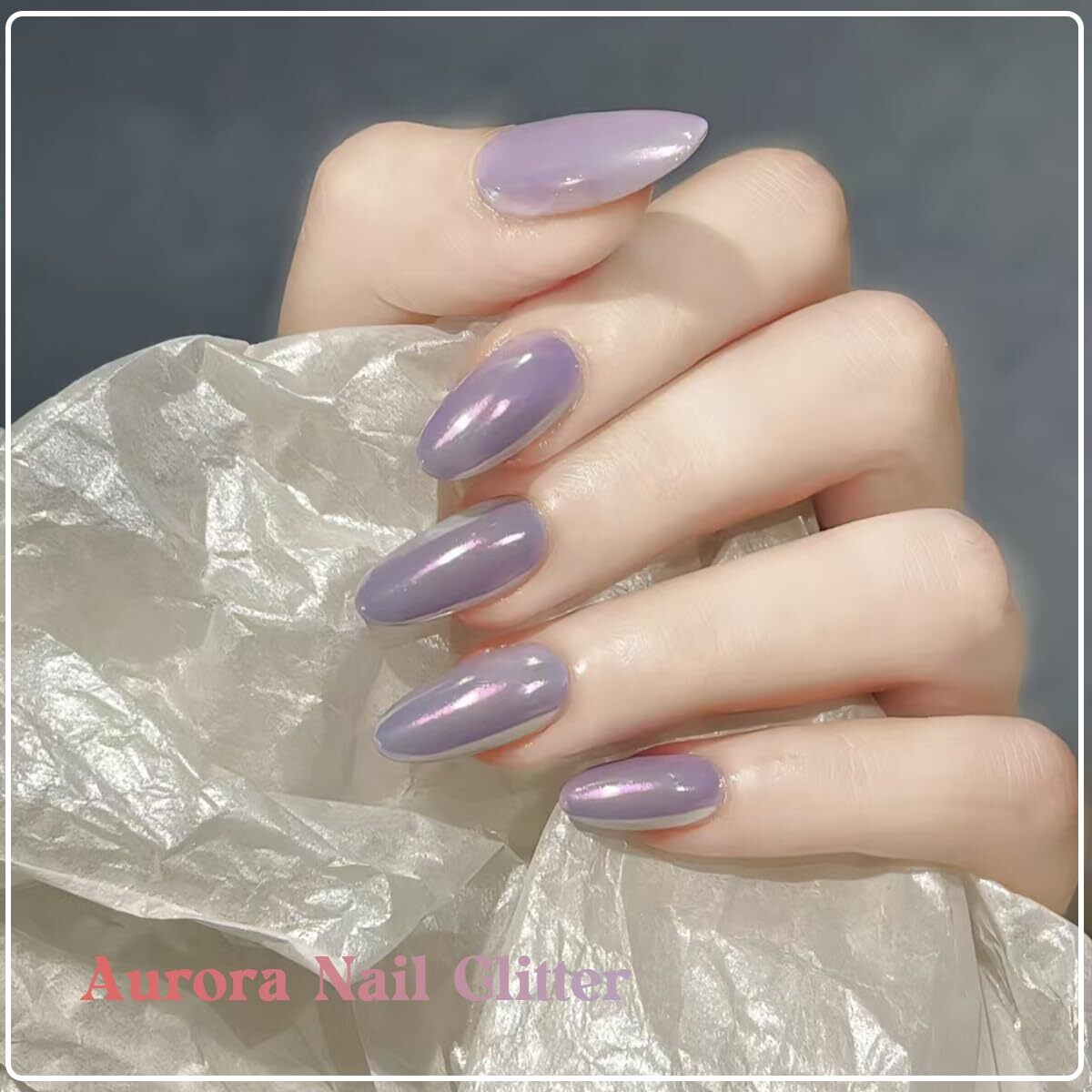 6 Colours Mermaid Chrome Nail Powder, Pearl Nail Art Powder, for Gel Polish