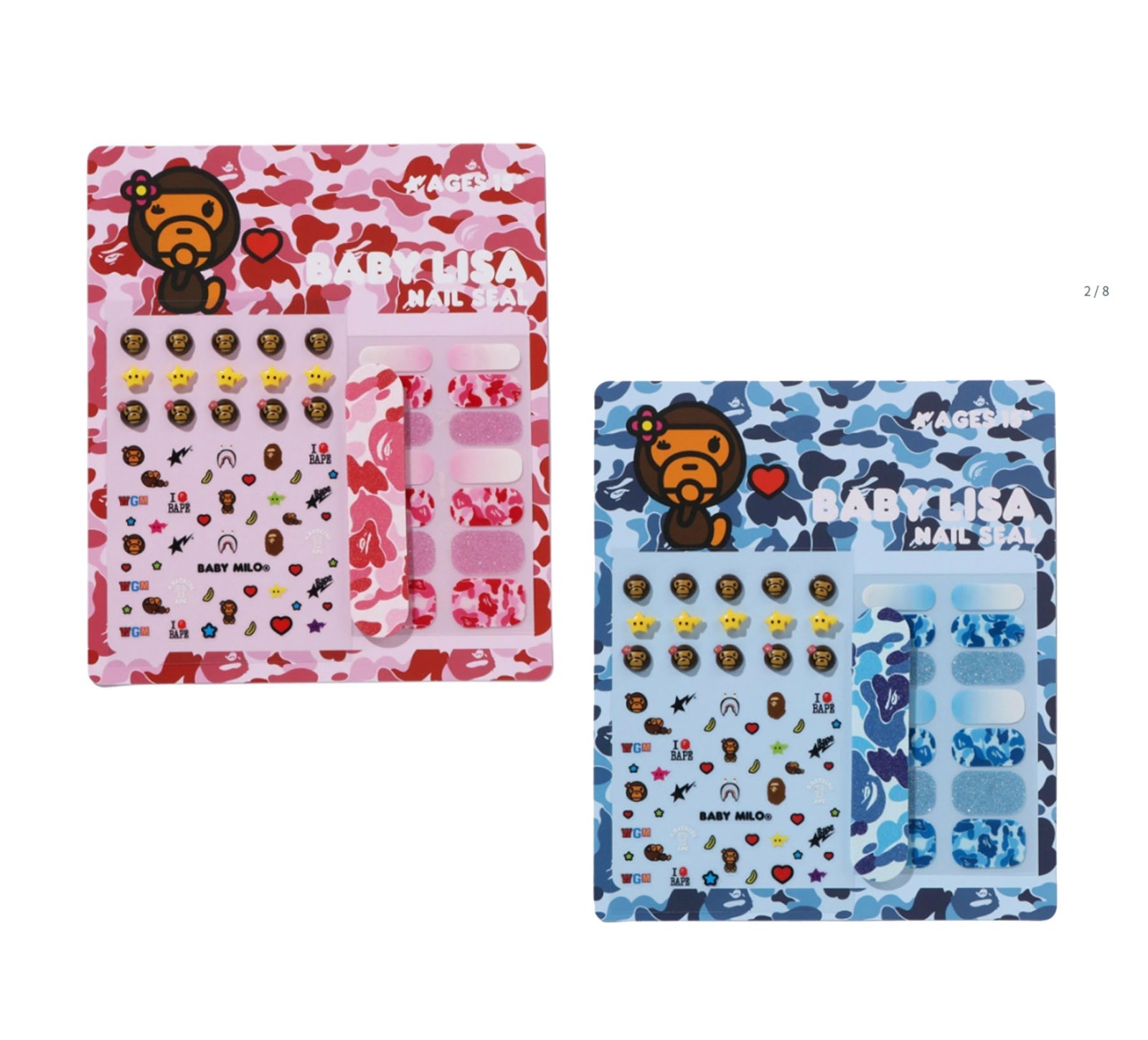 A BATHNIG APE Ladies’ Goods BABY LISA NAIL SEAL SET 2M20282312