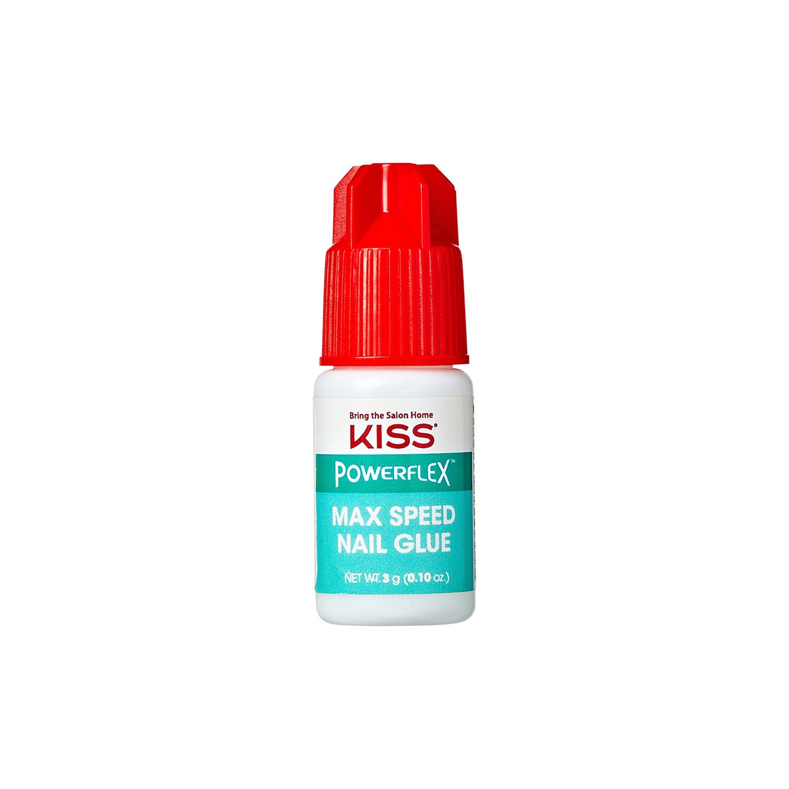 KISS PowerFlex Maximum Speed Nail Glue – Fast Drying Adhesive 1 Pack, Clear