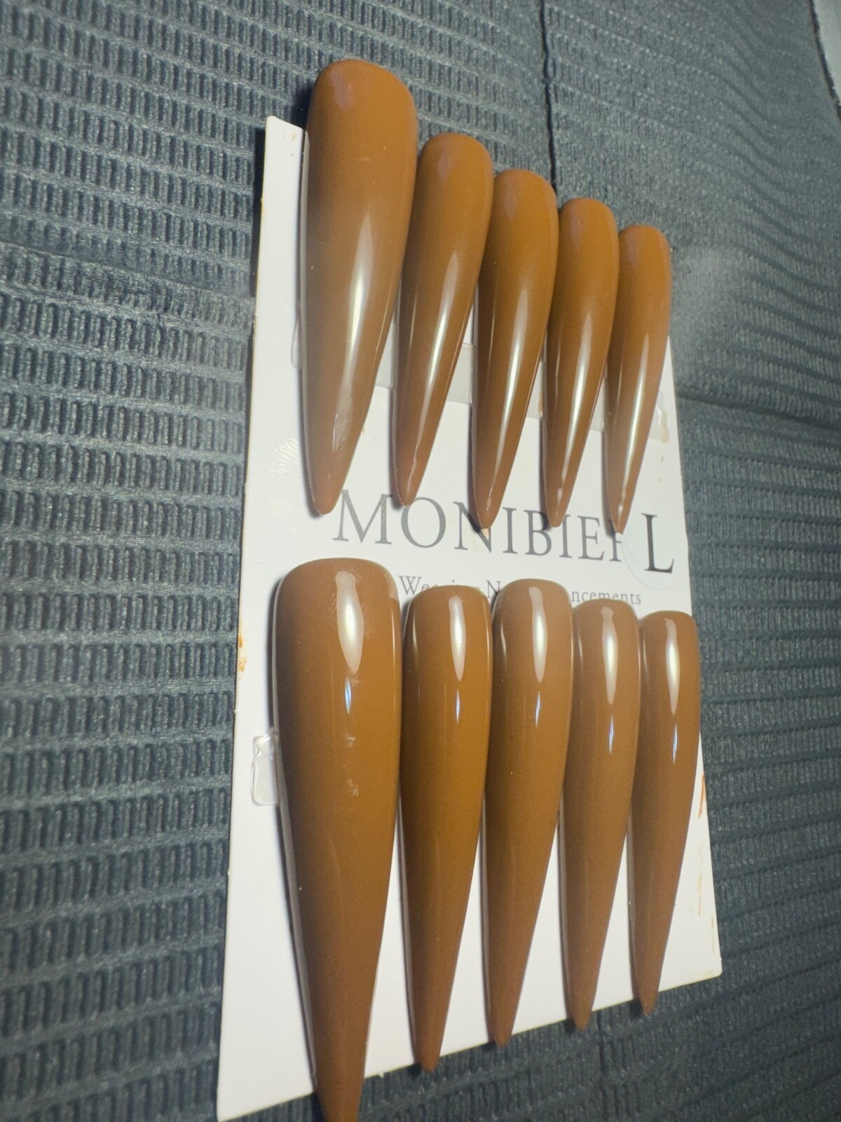 Press on nails chocolate extra long size large