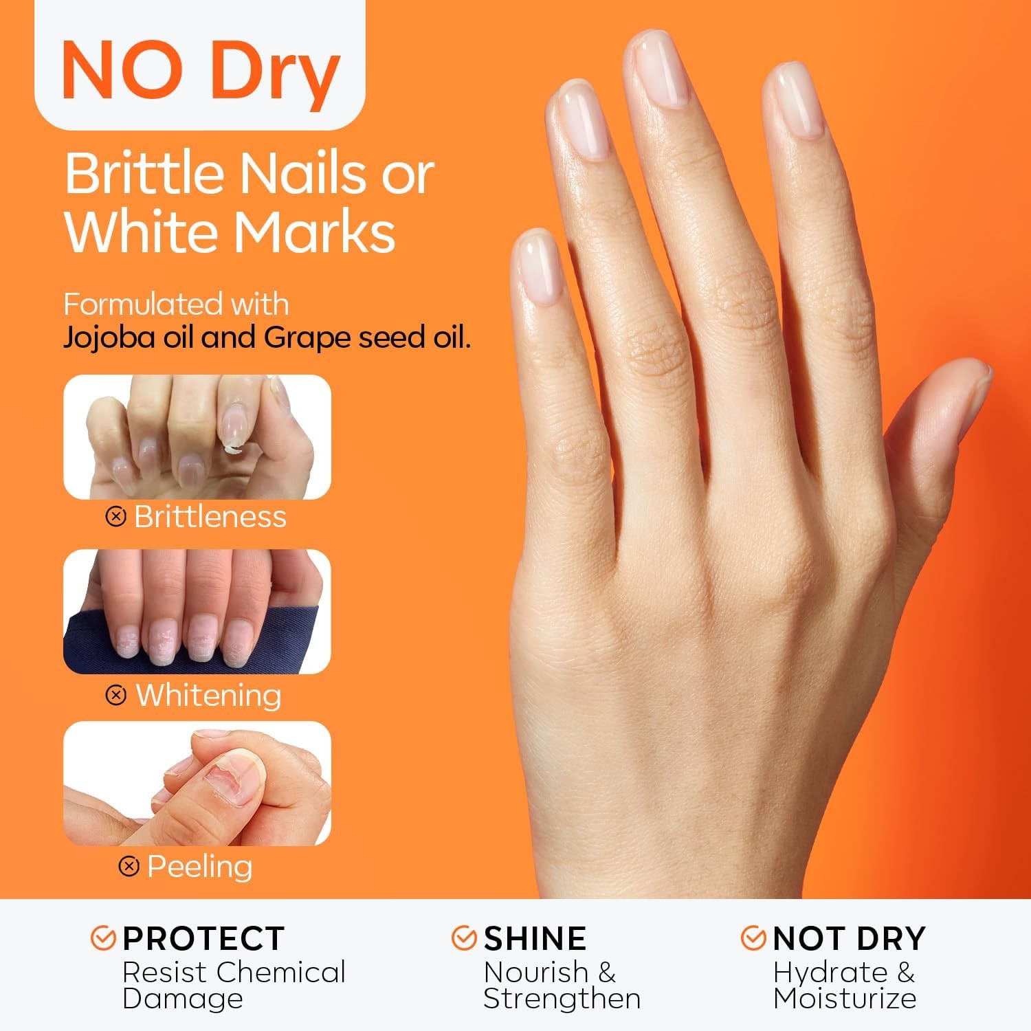 Modelones Nail Polish Remover, Acetone 8 Fl Oz (Pack of 2)