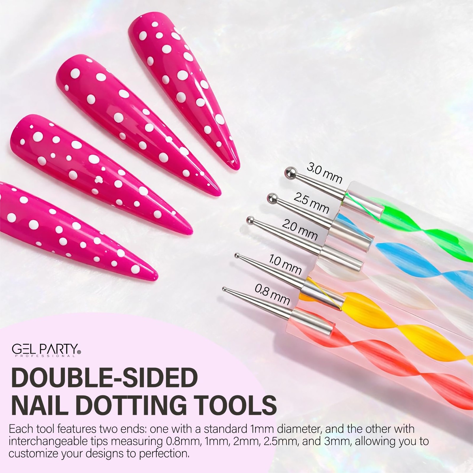 38 Pcs Professional Nail Art Brush Kit – All-in-One Nail Design Tools Set wit…