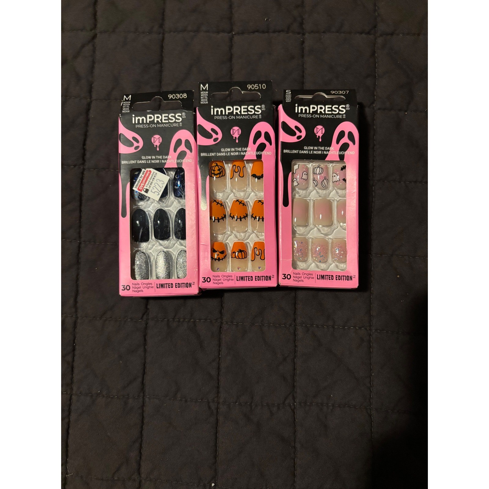 imPRESS Press On Manicure Nails Limited Edition Halloween 30 Count