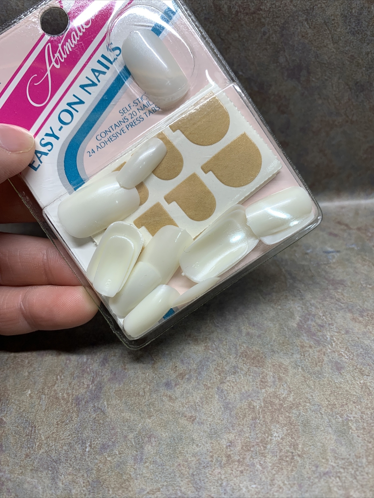 Artmatic Easy On Press On Nails White VANILLA 500-009 Active Length Sealed
