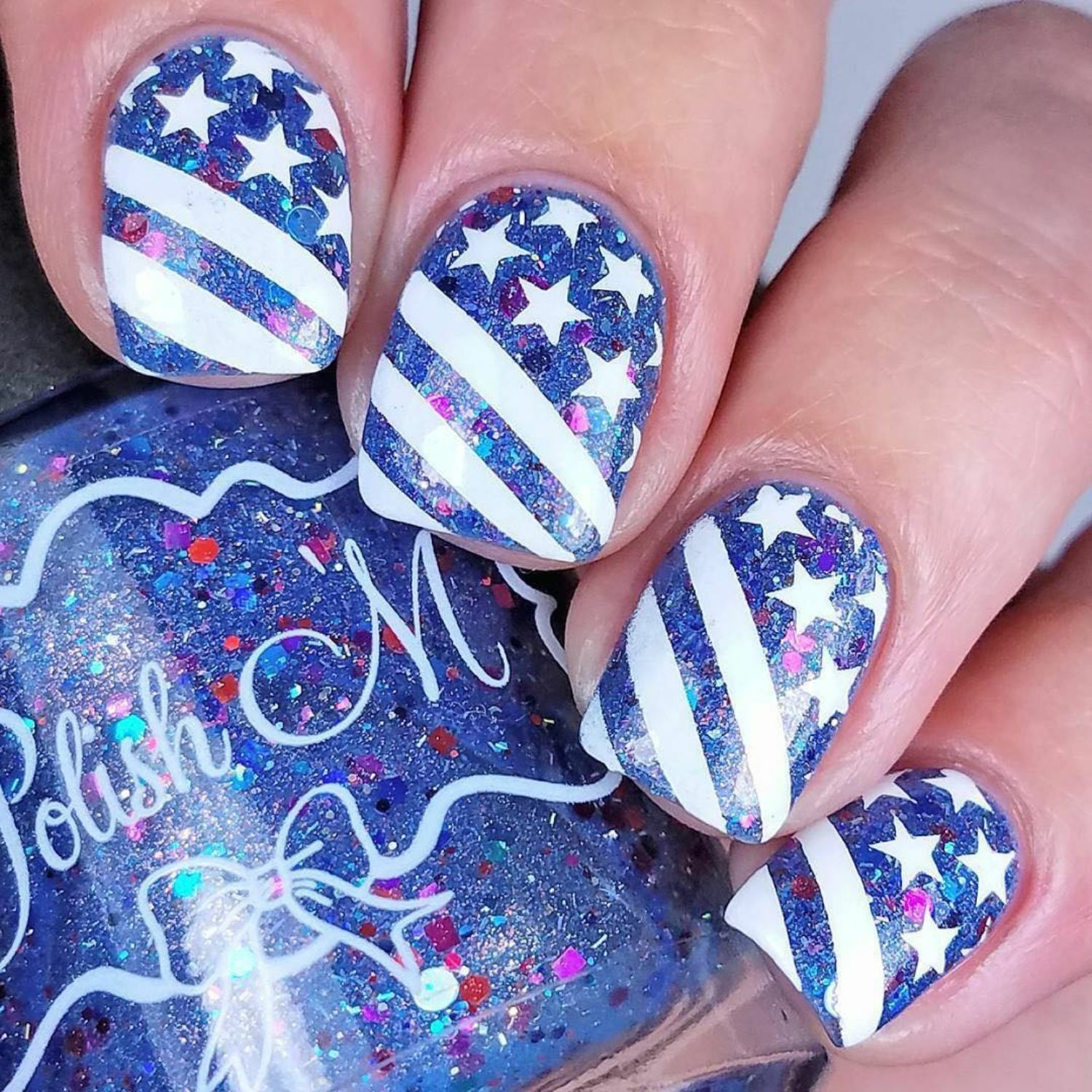 American Flag Stencils for Nails, Nail Stickers, Nail Art, Nail Vinyls
