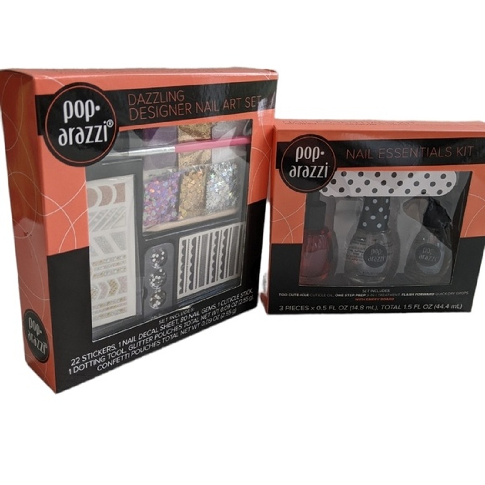 NEW Pop-arazzi Dazzling Nail Art & Essentials Kit **NEW** Gems, Stickers, Oil