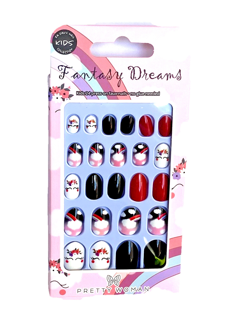 Pretty Woman Press-On Nails Fantasy Dreams Kids / Small