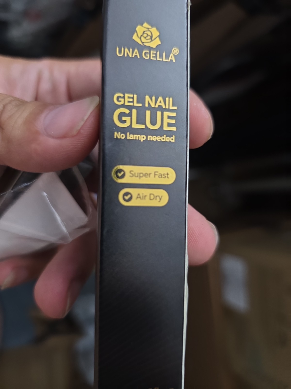 UNA GELLA Gel Nail Glue No U/V Light 15ml Super Strong Nail Glue for Press On Na