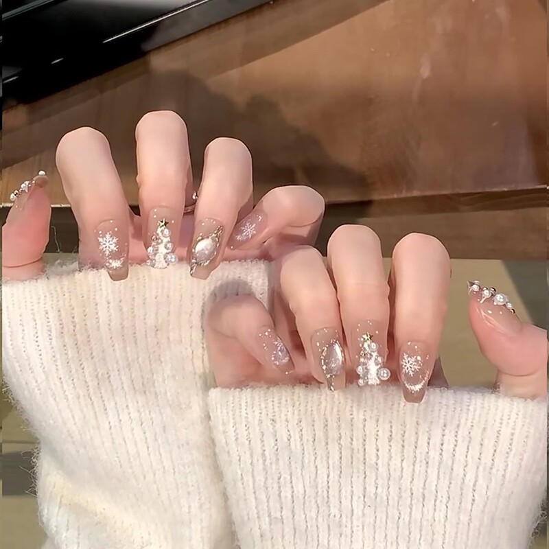 Fabufabu 3d Press On Nails – Handmade Unique Fake Nails, Artistic Design