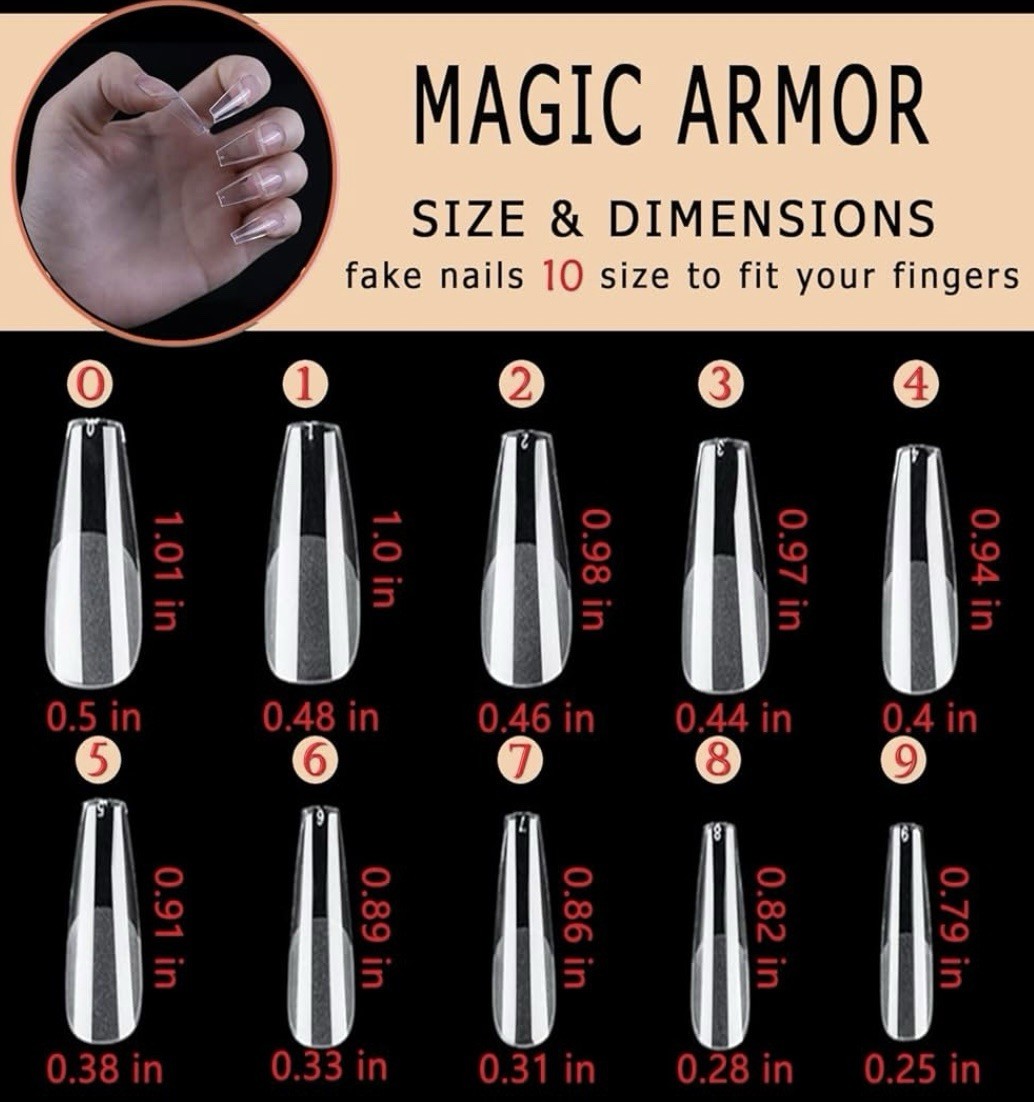 Lot 3-Almond Fake Gel Nail Tips 120ct Almond Press on Nail Medium Stocking Stuff