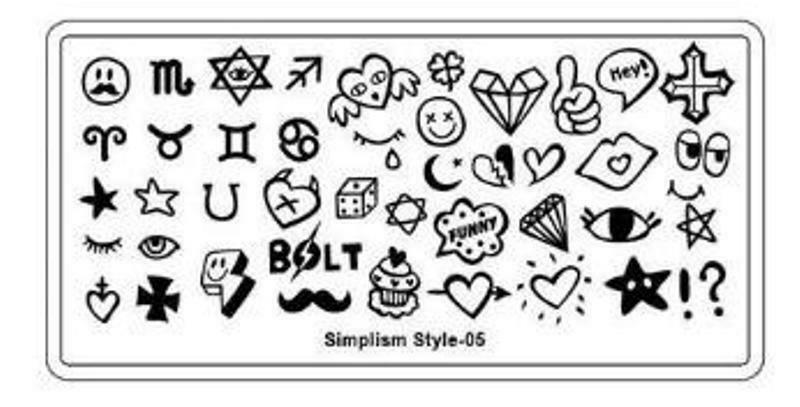 10 NEW Styles DIY Nail Art Image Plates Manicure Stamp Template Stamping Tool