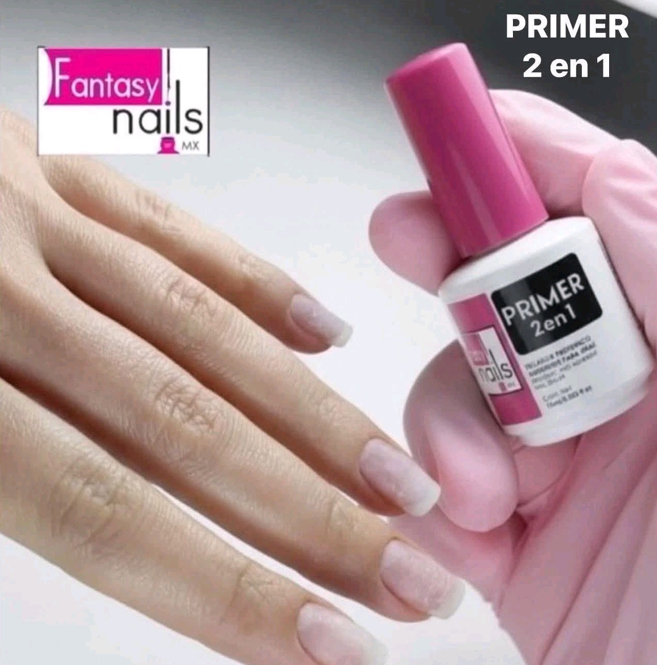 2 Fantasy Nails 2 in 1 Nail Primer 15 ml ea Free Shipping Protein Bond