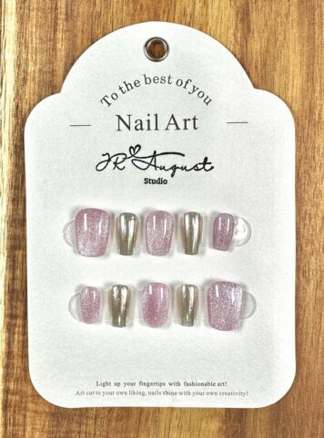 press on nails handmade short sangria glaze Short Coffin XS S M L