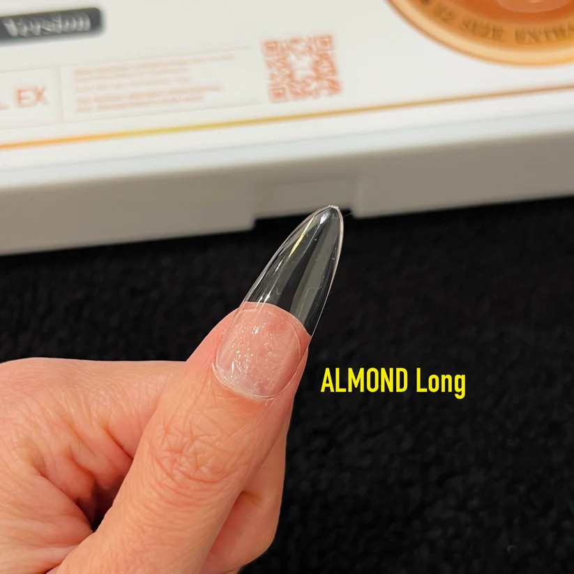 Hang Premium Version Flex-Gel X Tips Box – Almond Long (704ct)
