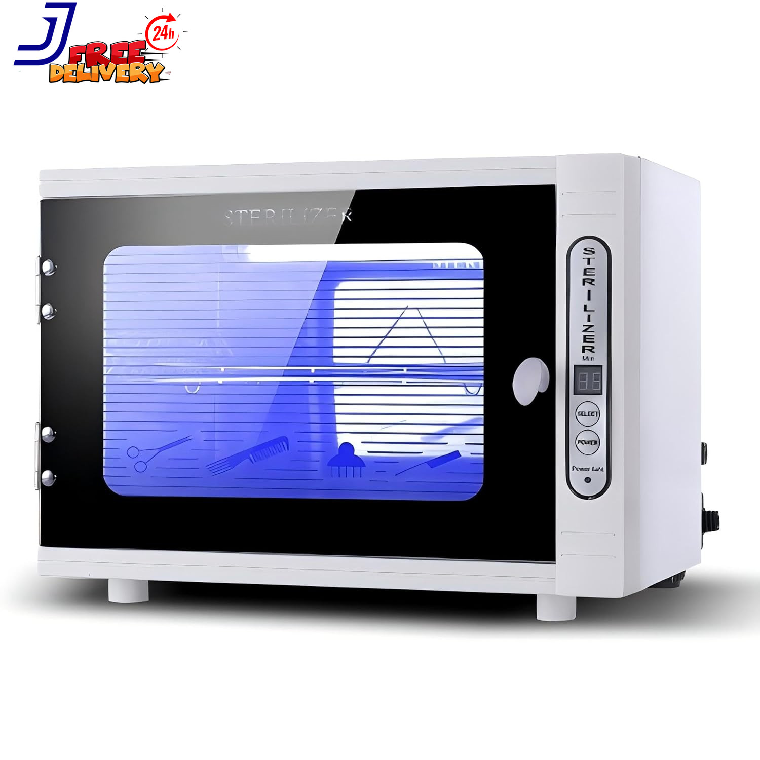 Nail Tool Sterilizers UV 12L Lighting Autoclave Machine for Labs Salons & Home
