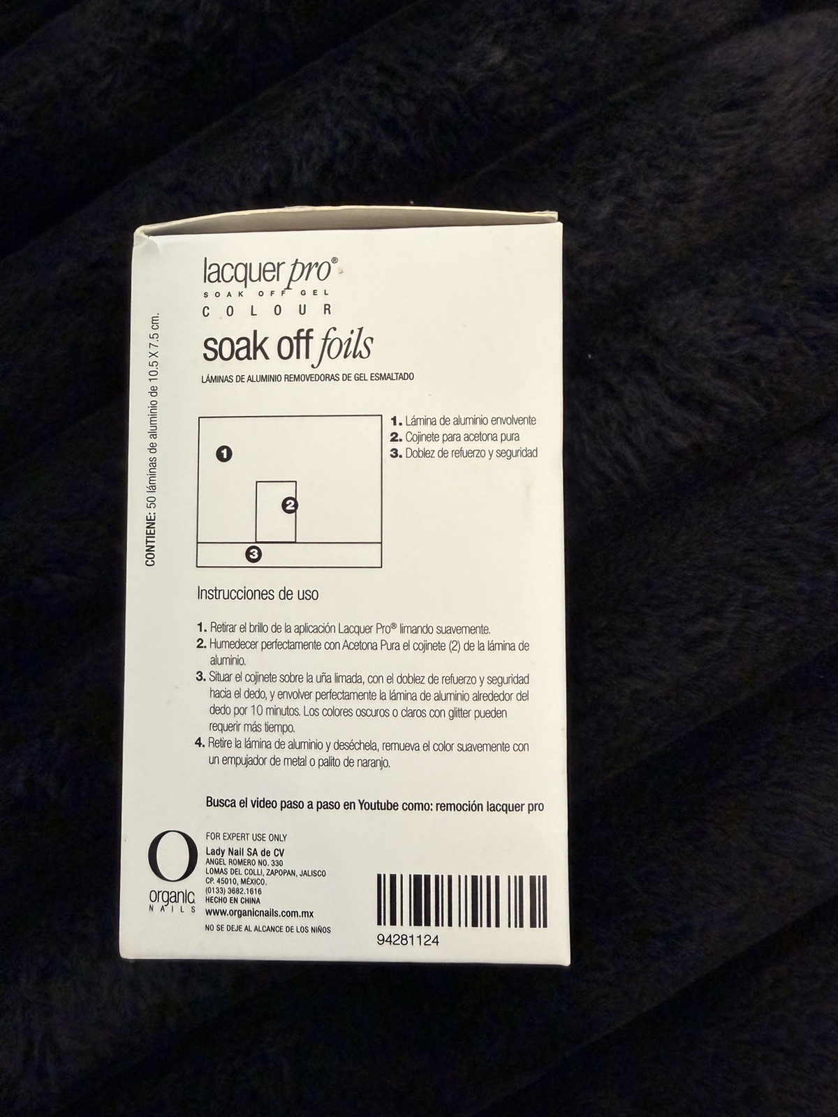 Soak Off Foils Removal Wraps with Cotton Pad 50pc