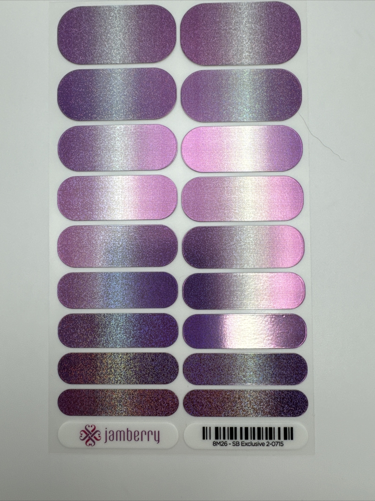 Jamberry Nail Wraps Style Box Exclusive 0715 Full sheet (holographic)