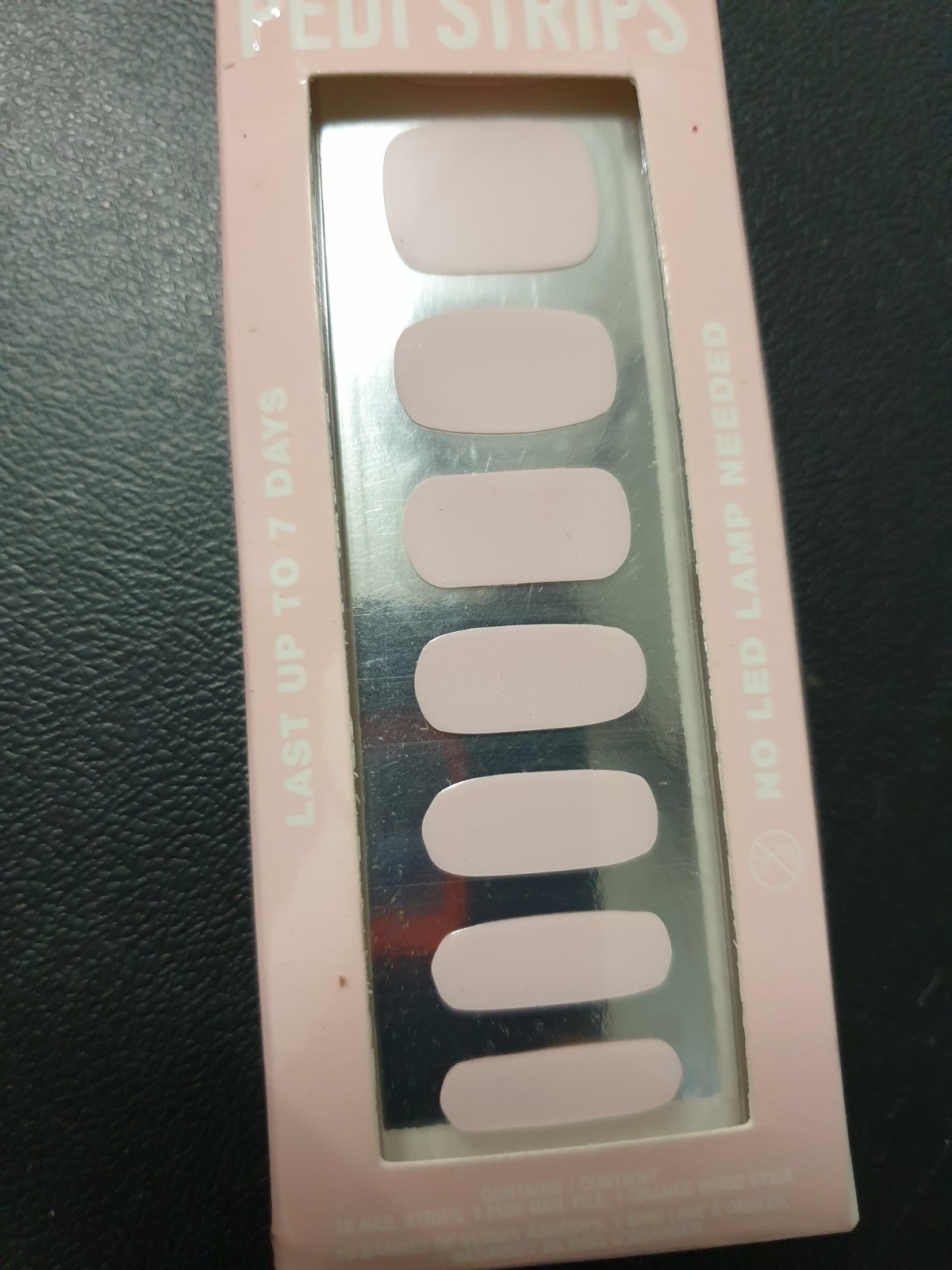 Ardell Nail Addict Pedi Strips Pink Perfection Removable Easy to Apply Wraps